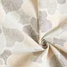 Tissu de décoration Semi-panama Cœurs de feuilles – ivoire/roseau,  thumbnail number 3