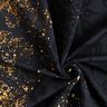French Terry Sweat d’été Tissu bordure ornements dorés | Glitzerpüppi – noir/or ancien,  thumbnail number 3