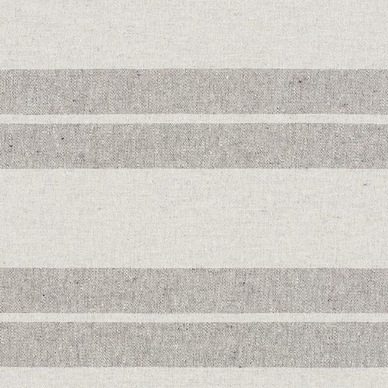 Tissu de décoration Canvas mélange de rayures recyclé – gris,  image number 1