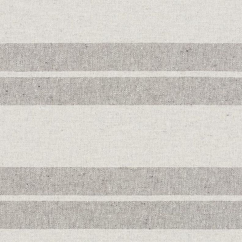 Tissu de décoration Canvas mélange de rayures recyclé – gris,  image number 1
