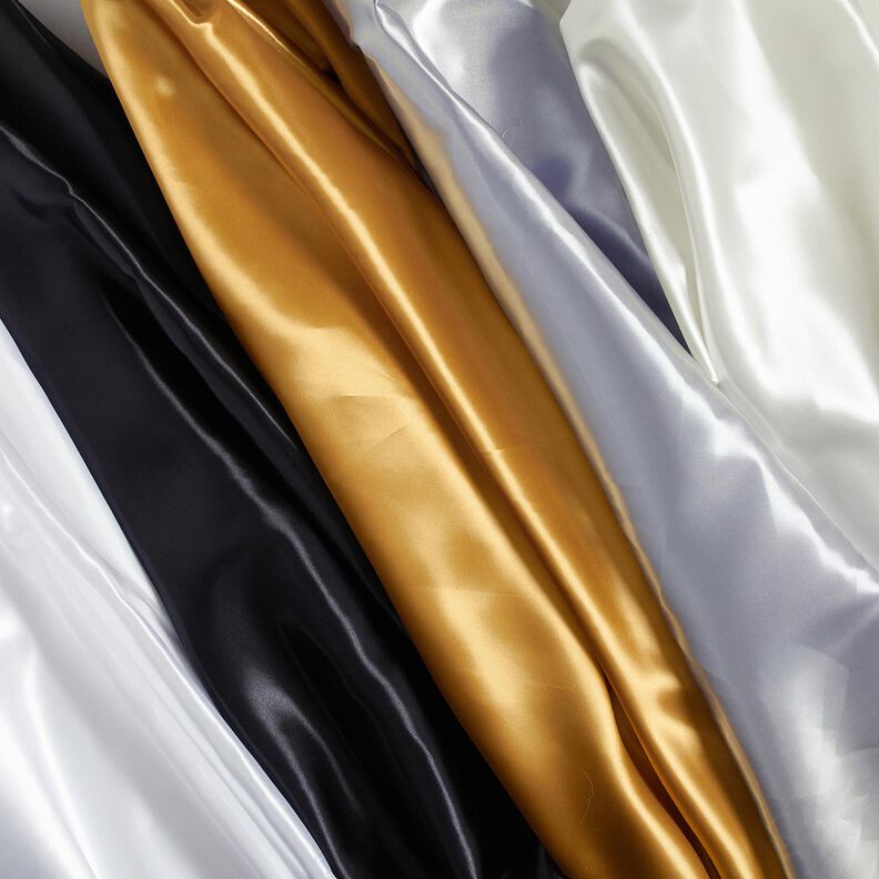 Satin polyester – noir,  image number 5