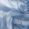 Tissu tulle scintillant – bleu jean/argent,  thumbnail number 2