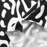 Jersey viscose Motif léopard abstrait – noir/blanc,  thumbnail number 3
