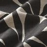 Tissu de décoration Semi-panama Feuilles sobres – noir/nature,  thumbnail number 6