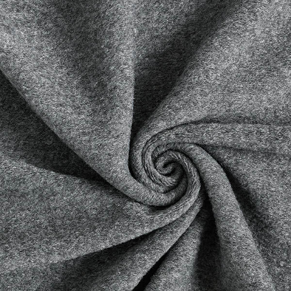 Maille pour manteau en laine mélangée chinée – granit,  image number 1