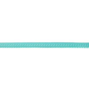 Bande à border élastique Dentelle [12 mm] – bleu aqua, 