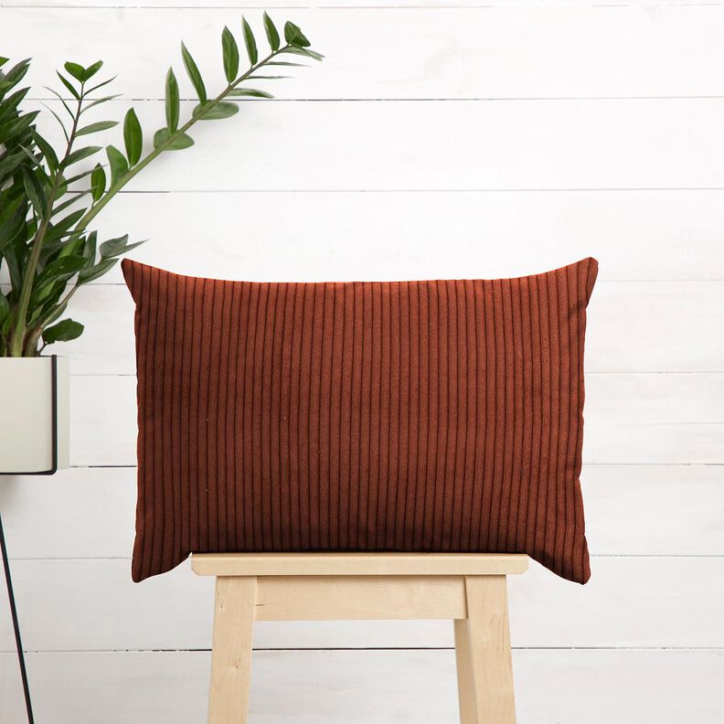 Tissu de revêtement velours côtelé doux – bronze,  image number 10