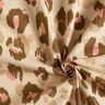 Popeline coton Motif léopard – amande/vieux rose,  thumbnail number 3