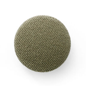 Bouton recouvert, Gabardine Bi-stretch – olive, 