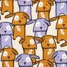 Jersey coton chiens aux oreilles tombantes | Poppy Fabrics – écru,  thumbnail number 1