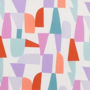 Tissu viscose LENZING™ ECOVERO™ Shape Shifter | Nerida Hansen – écru/mauve, 