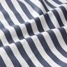 Tissu en coton Cretonne rayures marines – bleu noir/taupe clair,  thumbnail number 2