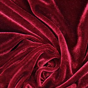Velours stretch – rouge bordeaux, 