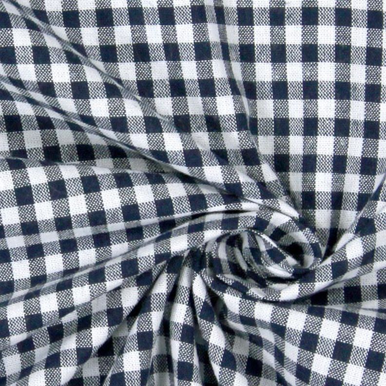 Tissu en coton Vichy - 0,5 cm – navy,  image number 2