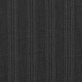 Seersucker en coton-viscose mélangés – noir, 