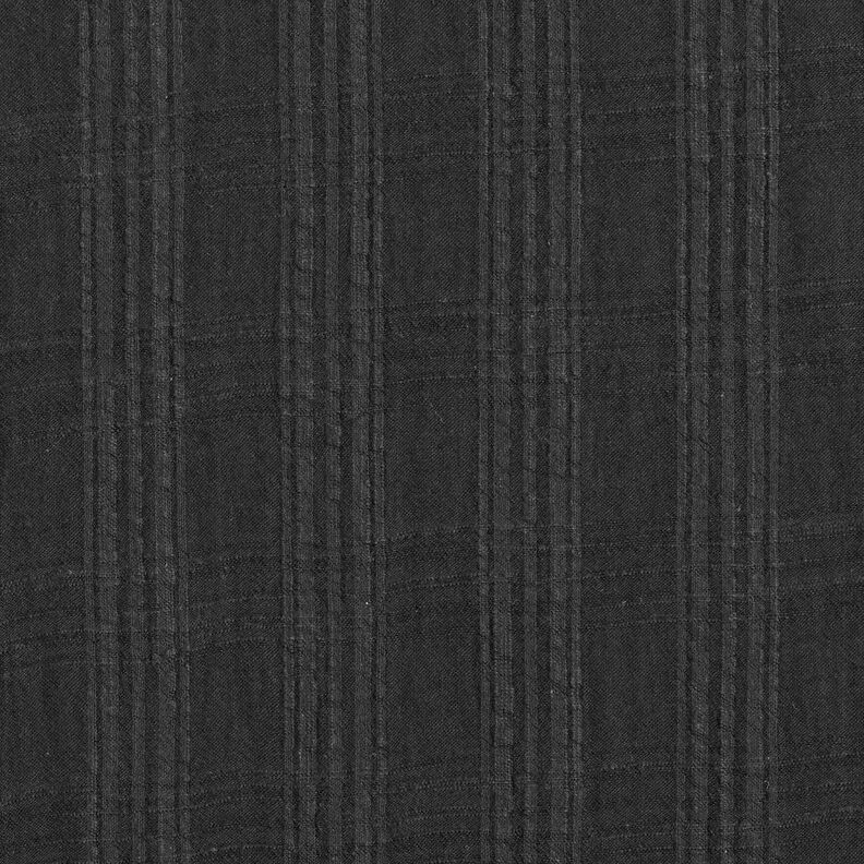 Seersucker en coton-viscose mélangés – noir, image number 1