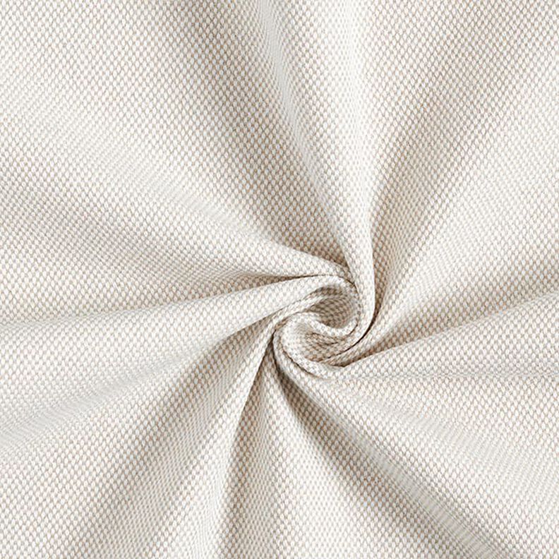 Tissu de décoration Panama Structure classique – beige foncé,  image number 1