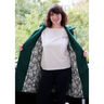 Tissu en polyester recyclé pour manteau – vert sapin,  thumbnail number 7