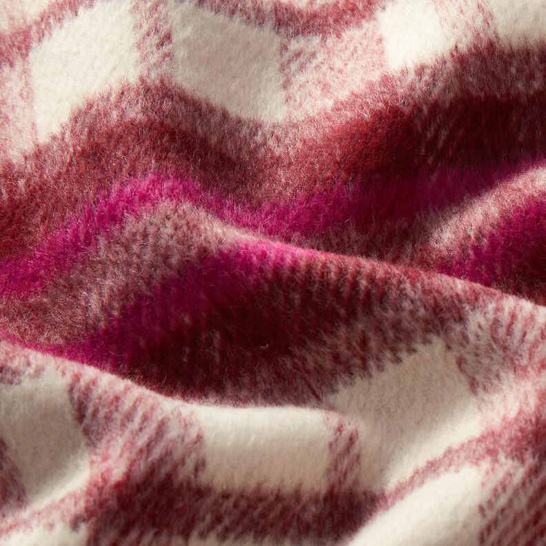 Tissu pour manteau Mélange de laine angeraut – rouge bordeaux/pourpre, image number 3
