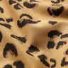 Tissu de décoration Semi-panama Motif léopard – mocca/noir,  thumbnail number 2