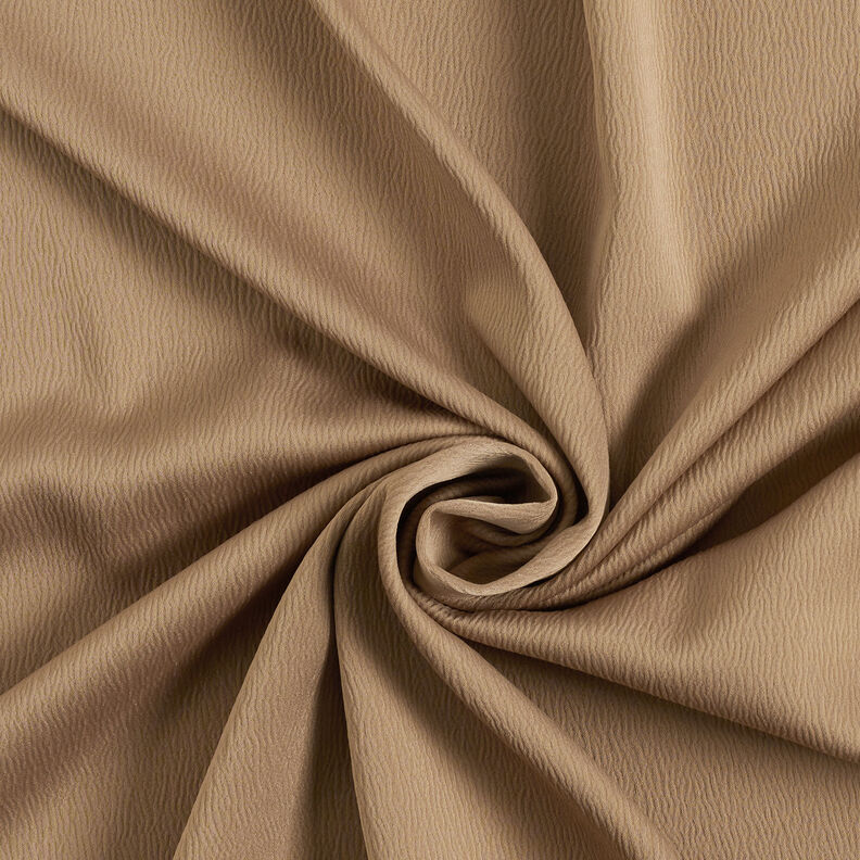 Crêpe de satin Uni – sable,  image number 1