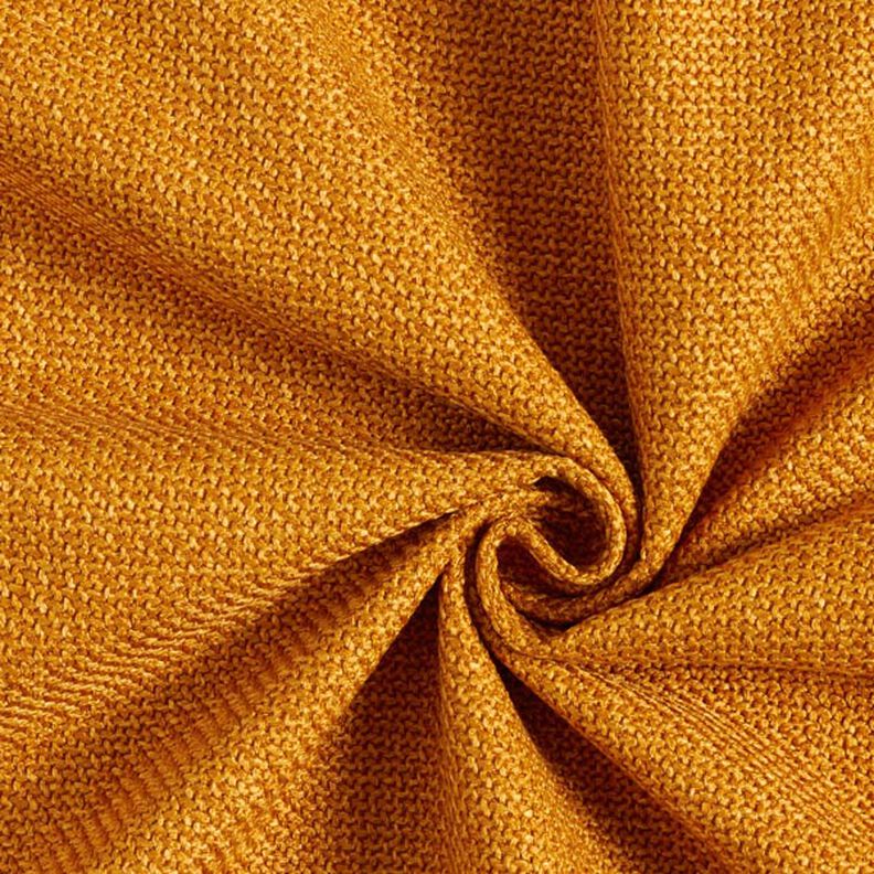 Tissu d’ameublement Sergé croisé épais Bjorn – jaune curry,  image number 1