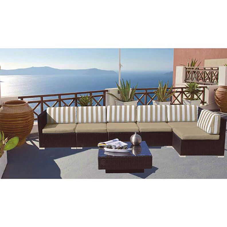 Toile pour store banne Rayures Toldo – blanc/beige,  image number 5