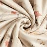 Tissu stretch velours doublé sherpa avec fleurs délicates | Katia Fabrics – nature,  thumbnail number 4