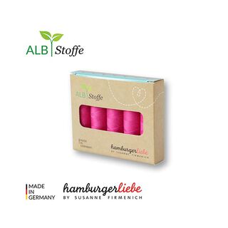 Stitch me Set de fils à coudre [ 5 x 200 m ] | Albstoffe – rose vif, 