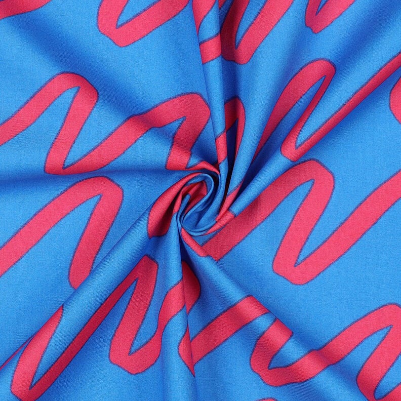 Popeline coton Making Waves | Nerida Hansen – bleu,  image number 4