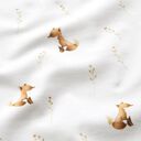 GOTS Jersey coton Renard dans la prairie Impression numérique – ivoire, 