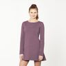 Molleton coton léger uni – aubergine,  thumbnail number 6