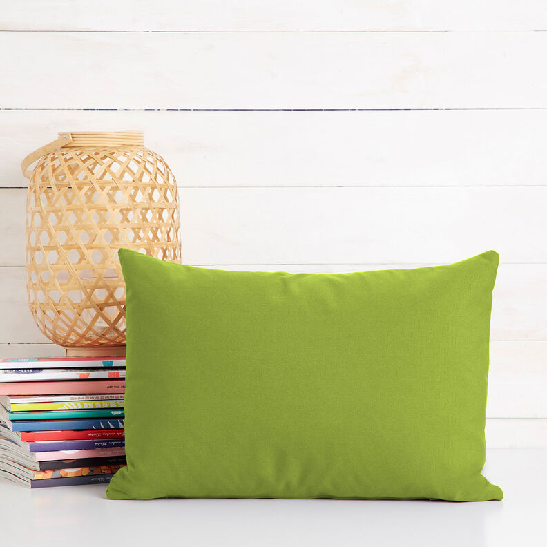 Tissu en coton Cretonne Uni – vert pomme,  image number 9