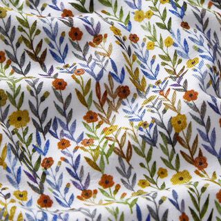 Jersey de coton bio Prairie fleurie Impression numérique – écru, 