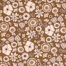 Tissu en coton Cretonne Fleurs rétro – olive/rosé,  thumbnail number 1