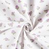 Popeline coton zarte Rosen – lavande/blanc,  thumbnail number 3
