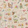 Tissu de décoration Semi-panama Collage de Pâques – nature/rose,  thumbnail number 1