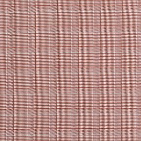 Coton m&eacute;lang&eacute; Prince de Galles &ndash; blanc/bordeaux, 