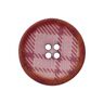 Bouton polyester 4 trous Carreaux – framboise,  thumbnail number 1