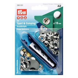 Boutons-pression Sport & Camping [Ø 15 mm] - argenté| Prym, 