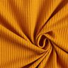 Jersey de coton gaufré uni – jaune curry,  thumbnail number 1