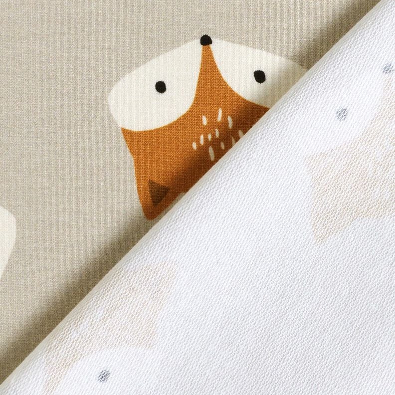 French Terry petit renard – argent,  image number 4