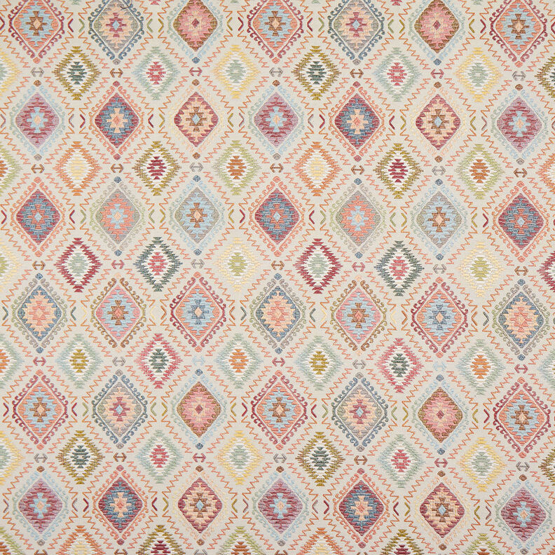 Tissu de décoration Jacquard Tapis indien – beige clair,  image number 1