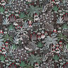 Tissu de décoration Gobelin Botanique paradisiaque – noir/vert,  thumbnail number 1