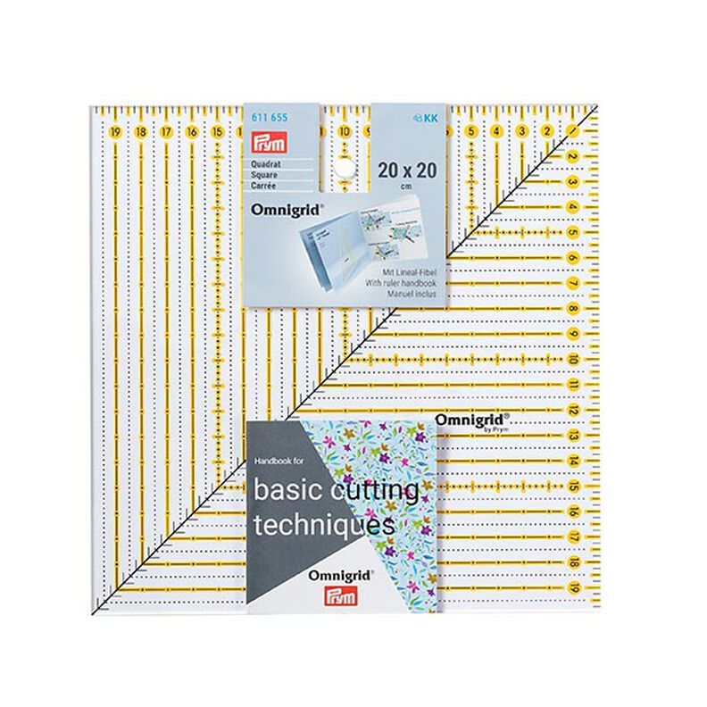 Règle patchwork Square [ Dimensions : 20 x 20 cm ] | Prym,  image number 2