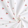 Popeline coton Cerises – blanc,  thumbnail number 3