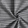 Tissu en coton Vichy à carreaux 0,5 cm – noir/blanc,  thumbnail number 3