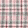 Tissu pour manteau carreaux – rose/gris clair,  thumbnail number 1