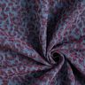 Tissu pour pantalon aspect denim à imprimé léopard – aubergine/bleu jean,  thumbnail number 3