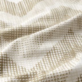 Tissu de d&eacute;coration Semi-panama Chevrons &ndash; nature/dune, 